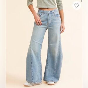 Free People Eden Slouchy Wide Leg jeans